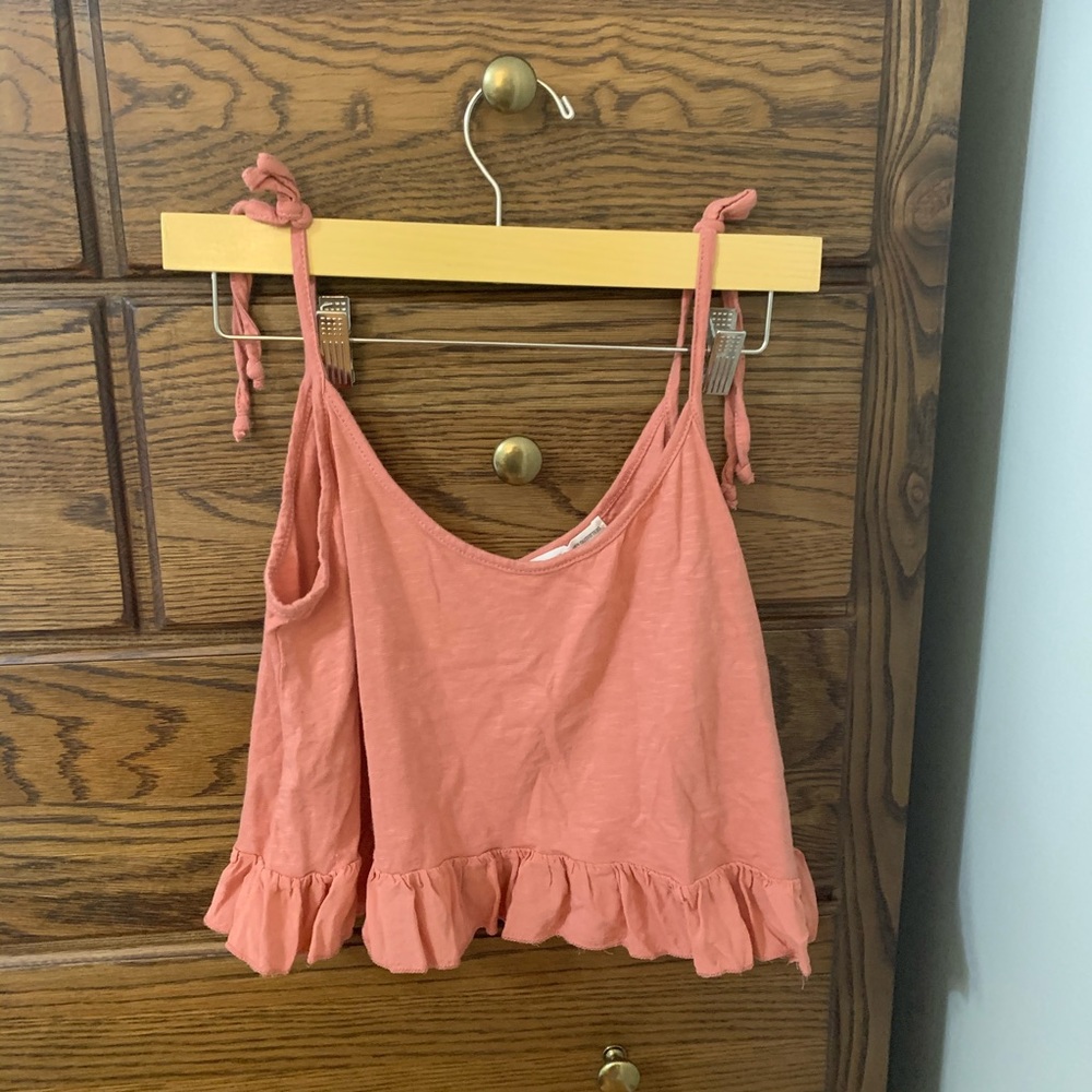 Urban outfitters pink crop top